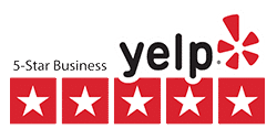 5-Star Rating on Yelp