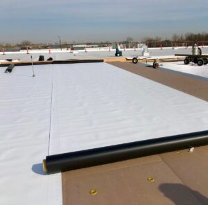 TPO Roof Install work-in-progress by Alter Phase Roofing in 11209 Brooklyn, NY