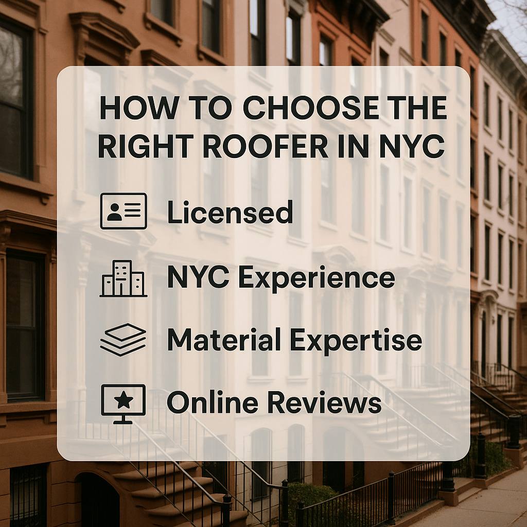 How to Choose the Right Roofer in NYC