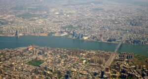 New York City Aerial View of Roofs