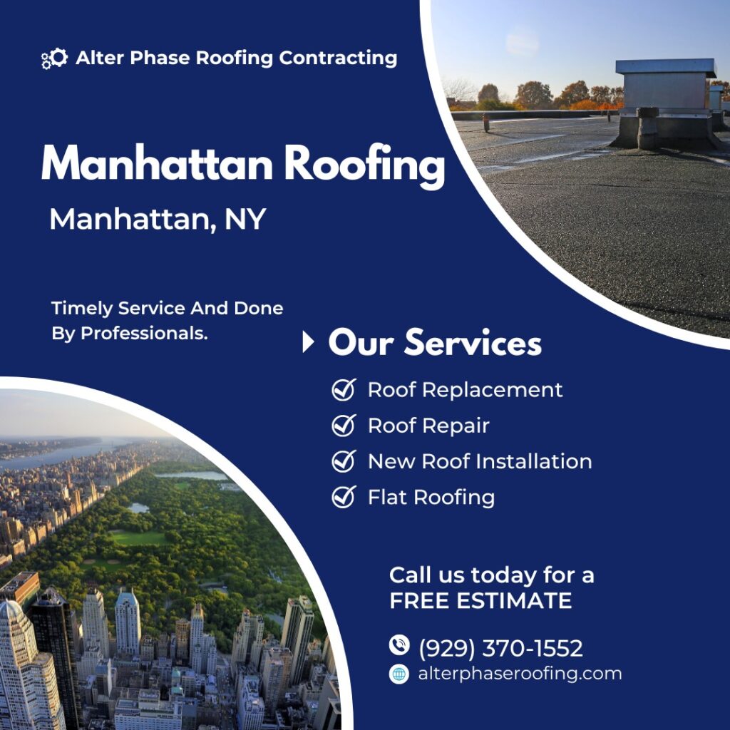 Manhattan Roofing Services by Alter Phase Roofing