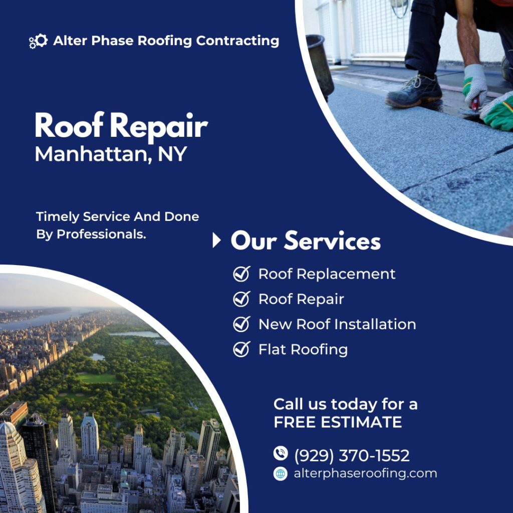 Roof Repair Manhattan, NY by Alter Phase Roofing