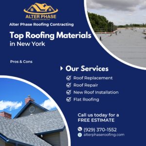 Top Roofing Materials for Homes in New York