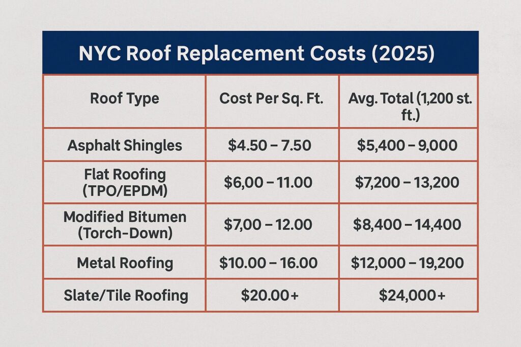 Roof Replacement Cost NYC Alter Phase Roofing Alter Phase Roofing Inc.